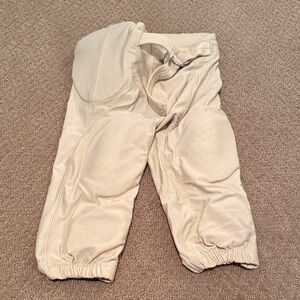 Kids Size Small Gold padded football pants